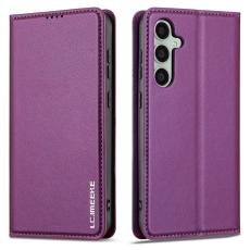 LC.imeeke - LC.IMEEKE L1 Series Samsung Galaxy S23 FE Fodral PU L&auml;der - Lila