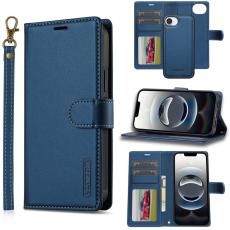 LC.imeeke - LC.IMEEKE L2 Series iPhone 16e Fodral PU Läder - Blå