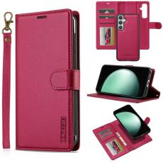 LC.imeeke - LC.IMEEKE L2 Series Samsung Galaxy A36 Fodral PU L&auml;der - R&ouml;d