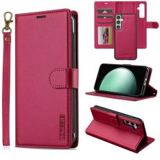 LC.imeeke - LC.IMEEKE L2 Series Samsung Galaxy A55 Fodral PU L&auml;der - R&ouml;d