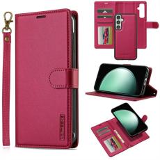 LC.imeeke - LC.IMEEKE L2 Series Samsung Galaxy A56 Fodral PU L&auml;der - R&ouml;d