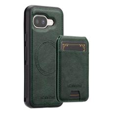 LC.imeeke - LC.IMEEKE L3 Google Pixel 9a Fodral - &Auml;kta l&auml;der - Gr&ouml;n