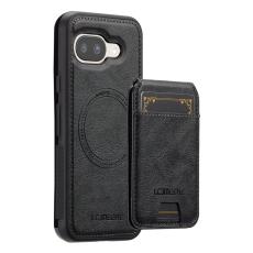 LC.imeeke - LC.IMEEKE L3 Google Pixel 9a Fodral - &Auml;kta l&auml;der - Svart