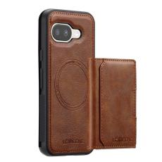 LC.imeeke - LC.IMEEKE L5 Google Pixel 9a Fodral &Auml;kta l&auml;der - Brun