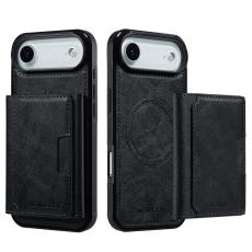 LC.imeeke - LC.IMEEKE L5 iPhone Air Fodral Äkta läder - Svart