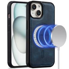 LC.imeeke - LC.IMEEKE L6 Fodral för iPhone 15 Plus - PU Läder - Blå