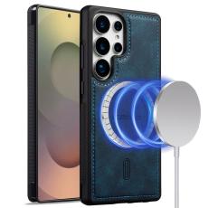 LC.imeeke - LC.IMEEKE L6 Fodral för Samsung Galaxy S25 Ultra PU Läder - Blå