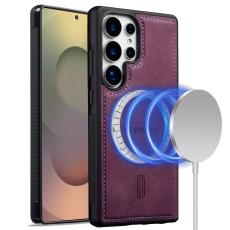 LC.imeeke - LC.IMEEKE L6 Fodral för Samsung Galaxy S25 Ultra PU Läder - Lila