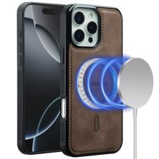 LC.imeeke - LC.IMEEKE L6 iPhone 14 Pro Max Fodral PU L&auml;der - Coffee