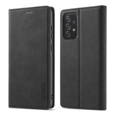 LC.imeeke - LC.IMEEKE LC Strong Magnetic Wallet Skal Äkta läder - Svart