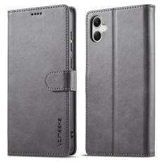 LC.imeeke - LC.IMEEKE Samsung Galaxy A06 Fodral PU Läder - Grå