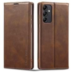 LC.imeeke - LC.IMEEKE Samsung Galaxy A14 Fodral PU Läder - Brun
