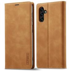 LC.imeeke - LC.IMEEKE Samsung Galaxy A16 Fodral TPU+PU Flip - Brun