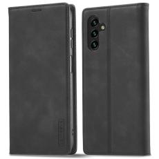 LC.imeeke - LC.IMEEKE Samsung Galaxy A16 Fodral TPU+PU Flip - Svart