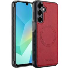 LC.imeeke - LC.IMEEKE Samsung Galaxy A17 Fodral &Auml;kta l&auml;der - R&ouml;d