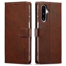 LC.imeeke - LC.IMEEKE Samsung Galaxy A17 Pl&aring;nboksfodral Konstl&auml;der - Brun