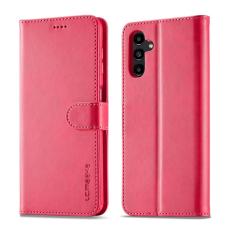 LC.imeeke - LC.IMEEKE Samsung Galaxy A35 5G Fodral PU L&auml;der - Rosa