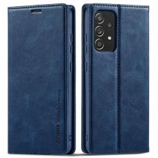 LC.imeeke - LC.IMEEKE Samsung Galaxy A53 5G Fodral - &Auml;kta l&auml;der - Bl&aring;