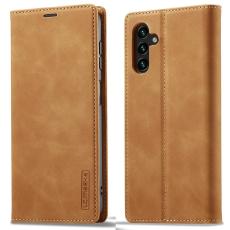 LC.imeeke - LC.IMEEKE Samsung Galaxy A54 5G Fodral PU L&auml;der - Brun