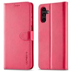 LC.imeeke - LC.IMEEKE Samsung Galaxy A54 5G Fodral PU L&auml;der - Rosa