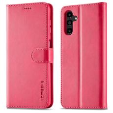 LC.imeeke - LC.IMEEKE Samsung Galaxy A55 5G Fodral PU L&auml;der - Rosa