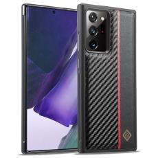 LC.imeeke - LC.IMEEKE Samsung Galaxy Note20 Ultra Fodral - Äkta läder - Svart