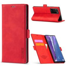 LC.imeeke - LC.IMEEKE Samsung Galaxy Note20 Ultra Skal Äkta läder - Röd