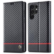 LC.imeeke - LC.IMEEKE Samsung Galaxy S22 Ultra Fodral PU Läder - Vit