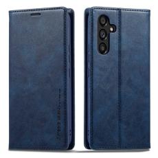 LC.imeeke - LC.IMEEKE Samsung Galaxy S23 FE Fodral PU L&auml;der - Bl&aring;