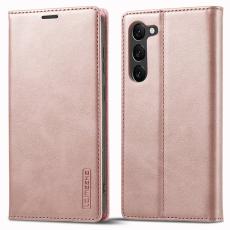 LC.imeeke - LC.IMEEKE Samsung Galaxy S23 Fodral PU Läder - Pink