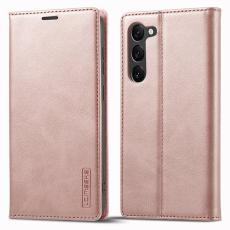 LC.imeeke - LC.IMEEKE Samsung Galaxy S23+ Fodral PU Läder - Rosa