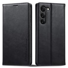 LC.imeeke - LC.IMEEKE Samsung Galaxy S23 Fodral PU Läder - Svart