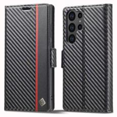 LC.imeeke - LC.IMEEKE Samsung Galaxy S24 Ultra Fodral Äkta läder - Vit