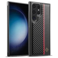 LC.imeeke - LC.IMEEKE Samsung Galaxy S24 Ultra Fodral PU Läder - Svart