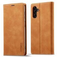 LC.imeeke - LC.IMEEKE Samsung Galaxy S25 FE Fodral Wallet Mikrofiber - Brun