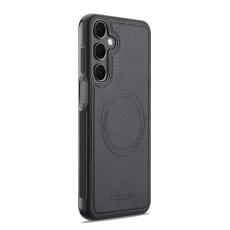 LC.imeeke - LC.IMEEKE Samsung Galaxy S25 Fodral - Äkta läder - Svart