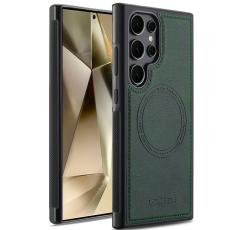 LC.imeeke - LC.IMEEKE Samsung Galaxy S25 Ultra Fodral Äkta läder - Grön