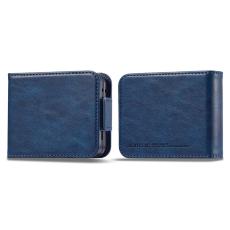 LC.imeeke - LC.IMEEKE Samsung Galaxy Z Flip5 Fodral PU L&auml;der - Bl&aring;