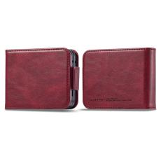LC.imeeke - LC.IMEEKE Samsung Galaxy Z Flip5 Fodral PU L&auml;der - R&ouml;d