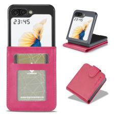 LC.imeeke - LC.IMEEKE Samsung Galaxy Z Flip5 Fodral PU L&auml;der - Rosa