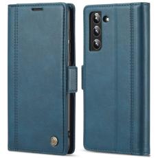 LC.imeeke - LC.IMEEKE Stand Wallet Function Fodral i PU-läder - Blå