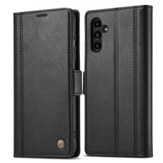 LC.imeeke - LC.IMEEKE Wallet Fodral Samsung Galaxy A34 5G - PU Läder - Svart
