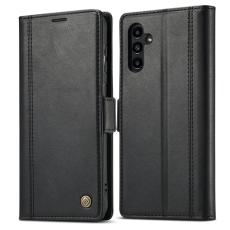 LC.imeeke - LC.IMEEKE Wallet Fodral Samsung Galaxy A35 5G PU L&auml;der - Svart