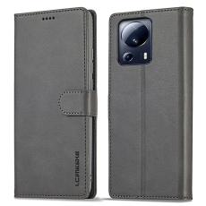 LC.imeeke - LC.IMEEKE Xiaomi 13 Lite Fodral i PU-läder - Grå