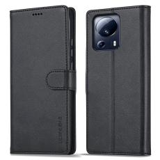 LC.imeeke - LC.IMEEKE Xiaomi 13 Lite Fodral i PU-läder - Svart