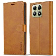 LC.imeeke - LC.IMEEKE Xiaomi 14T Fodral Äkta läder - Gul