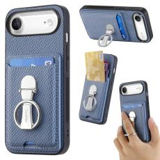 CASENEO - Saluda iPhone Air Skal Äkta läder - Blå