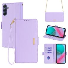 OEM - ABEEL Samsung Galaxy A35 5G Fodral &Auml;kta L&auml;der RFID Skydd - Lila