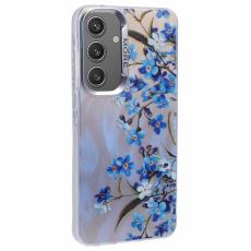 OEM - AH2 Samsung Galaxy A55 5G Skal PC+TPU Skydd - Laser Blomm&ouml;nster - Flerf&auml;rgad