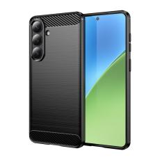 Amorus - AMORUS Samsung Galaxy S26 Plus Mobilskal Svart Textur Skydd - Svart